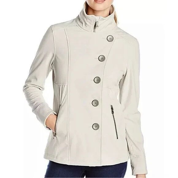 Women's prAna Martina All Season Soft Shell Jacket in Bone Size Small - Picture 1 of 11